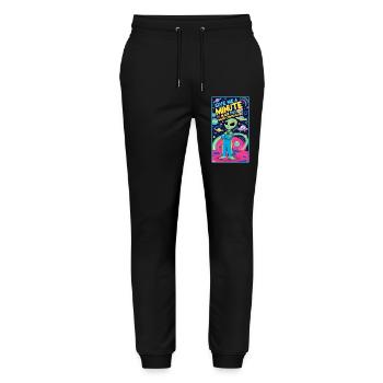 Give me a minute to make this more complicated - Stanley/Stella Mover Unisex Organic Jogging Trousers - black - Front - Marisol (170cm) & Nik (191cm)