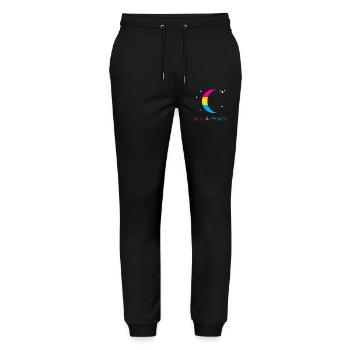 LGBTQ Pride Month - Keine Phase - Pansexuell - Stanley/Stella Unisex Bio Jogginghose Mover  - Schwarz - Vorne - Marisol (170cm) & Nik (191cm)