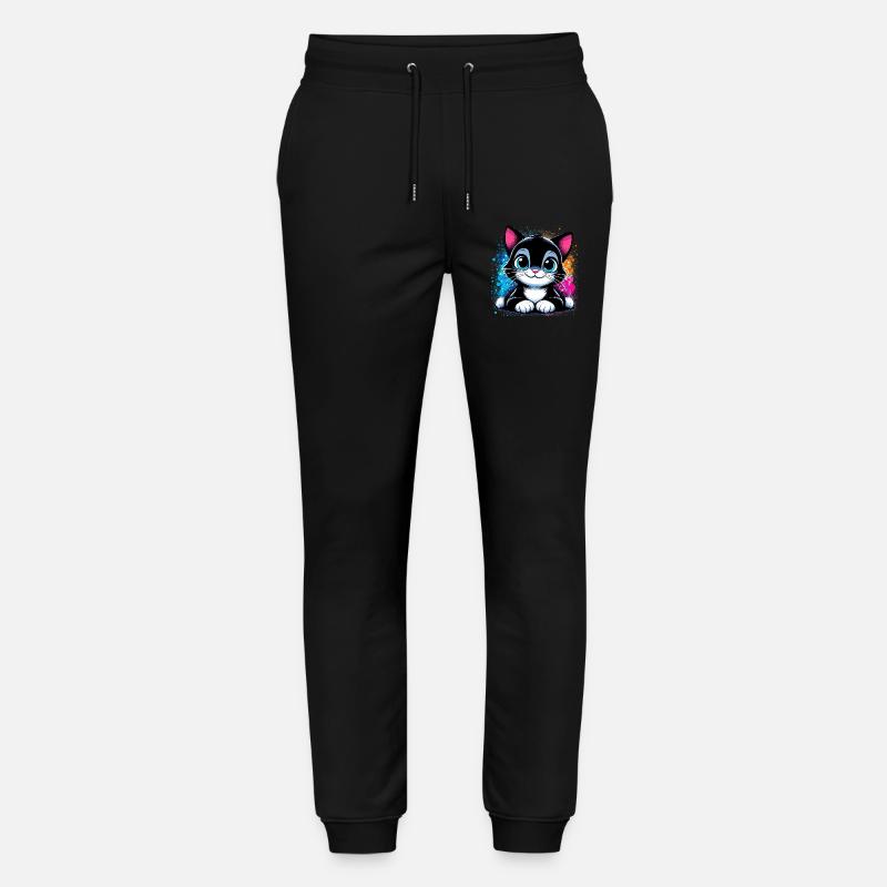 Chat - Pantalon de jogging bio MOVER Stanley/Stella unisexe - noir