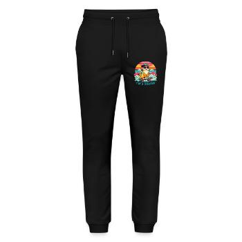 I'm a Skater - Stanley/Stella Mover Unisex Organic Jogging Trousers - black - Front - Marisol (170cm) & Nik (191cm)