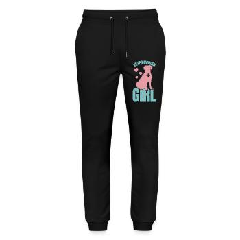 Vet - Stanley/Stella Mover Unisex Organic Jogging Trousers - black - Front - Marisol (170cm) & Nik (191cm)