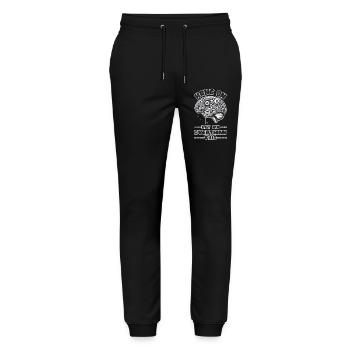 HANG ON LET ME OVERTHINK THIS - Stanley/Stella Mover Unisex Organic Jogging Trousers - black - Front - Marisol (170cm) & Nik (191cm)