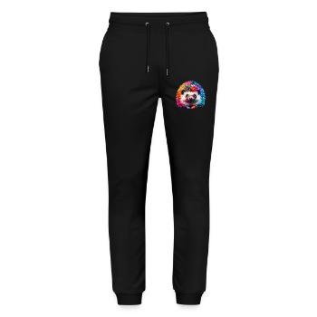 Hérisson - Pantalon de jogging bio MOVER Stanley/Stella unisexe - noir - Devant - Marisol (170cm) & Nik (191cm)