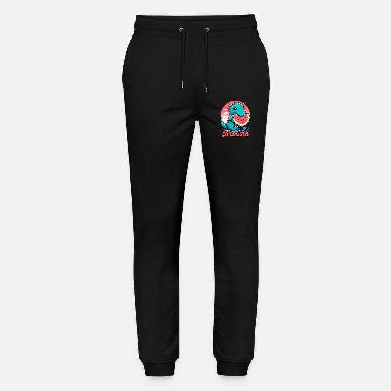 Mignon T-Rex Pastèque Arbusik Cadeau - Pantalon de jogging bio MOVER Stanley/Stella unisexe - noir