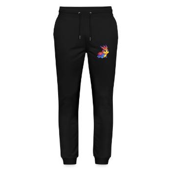Sea Slug Colorful Kawaii Cartoon Sea Animal - Stanley/Stella Mover Unisex Organic Jogging Trousers - black - Front - Marisol (170cm) & Nik (191cm)