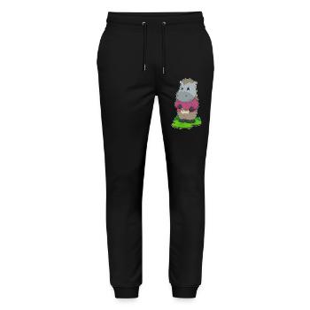 Cuisson en bol de cuisson pour chevaux - Pantalon de jogging bio MOVER Stanley/Stella unisexe - noir - Devant - Marisol (170cm) & Nik (191cm)