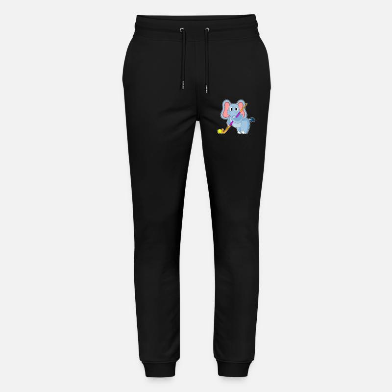 Bâton de hockey Elephant - Pantalon de jogging bio MOVER Stanley/Stella unisexe - noir