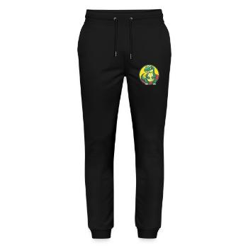 Komodo Dragon Cute Kawaii Cartoon Clipart Animal - Stanley/Stella Mover Unisex Organic Jogging Trousers - black - Front - Marisol (170cm) & Nik (191cm)