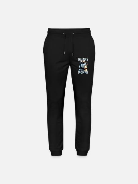 Husky Mommy Mama Muttertag Frauchen Siberian Husky - Stanley/Stella Unisex Bio Jogginghose Mover - Schwarz