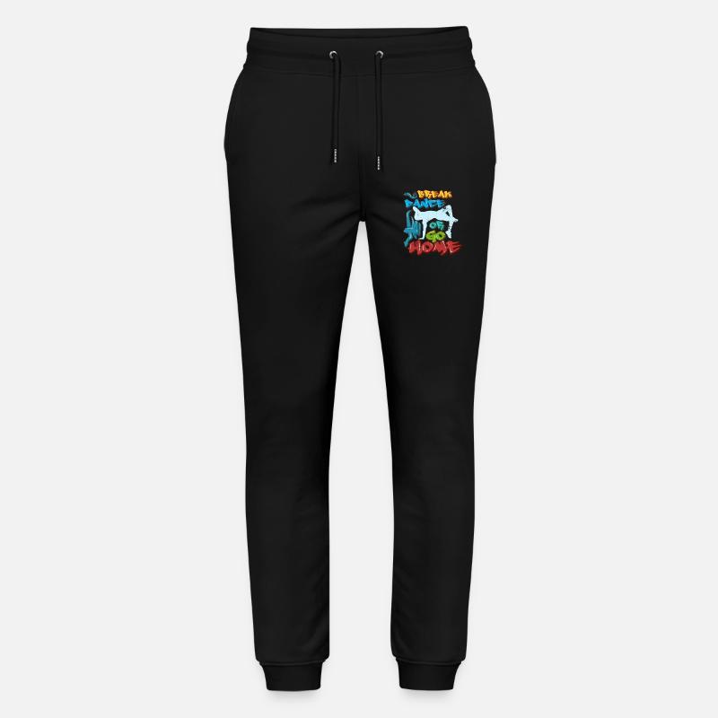Break Dance Or Go Home - Stanley/Stella Unisex Bio Jogginghose Mover  - Schwarz