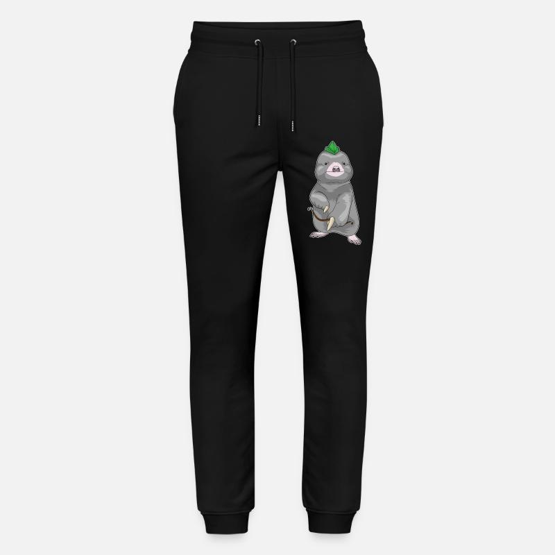 Arc d’archer taupe - Pantalon de jogging bio MOVER Stanley/Stella unisexe - noir