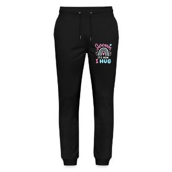 Sarkasmus Sarkastisch - Stanley/Stella Unisex Bio Jogginghose Mover  - Schwarz - Vorne - Marisol (170cm) & Nik (191cm)
