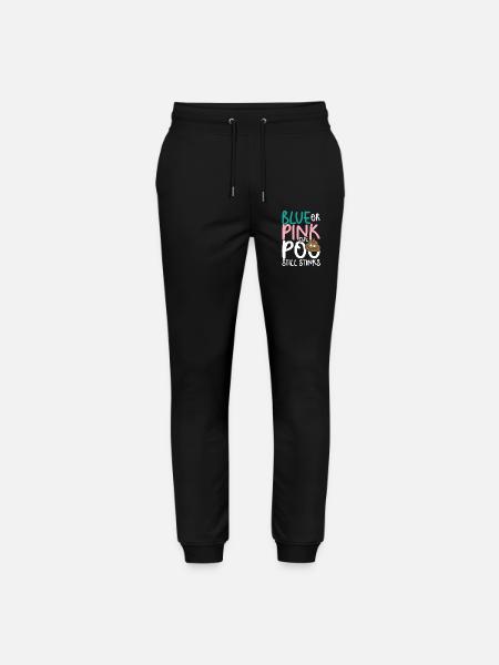 Blue or pink the poo still stinks - Stanley/Stella Unisex Bio Jogginghose Mover - Schwarz