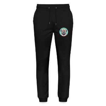 Boerboel Dog Breed Colorful Cartoon Kawaii Clipart - Stanley/Stella Mover Unisex Organic Jogging Trousers - black - Front - Marisol (170cm) & Nik (191cm)