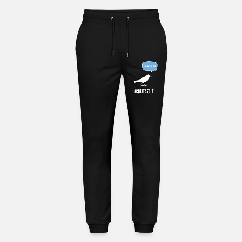 Arbeitszeit - Stanley/Stella Unisex Bio Jogginghose Mover  - Schwarz