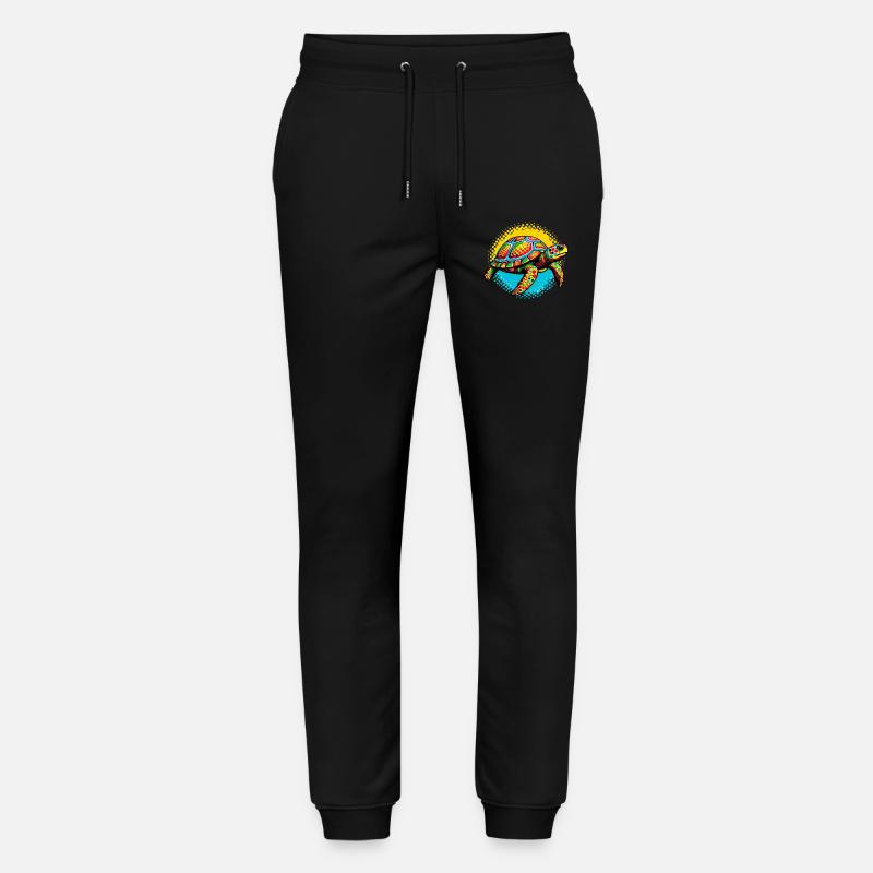 Schildkröte - Stanley/Stella Unisex Bio Jogginghose Mover - Schwarz