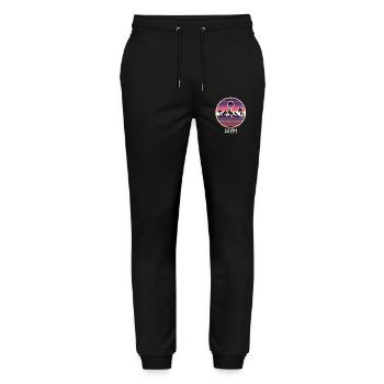 Egypt pyramid design - Stanley/Stella Mover Unisex Organic Jogging Trousers - black - Front - Marisol (170cm) & Nik (191cm)