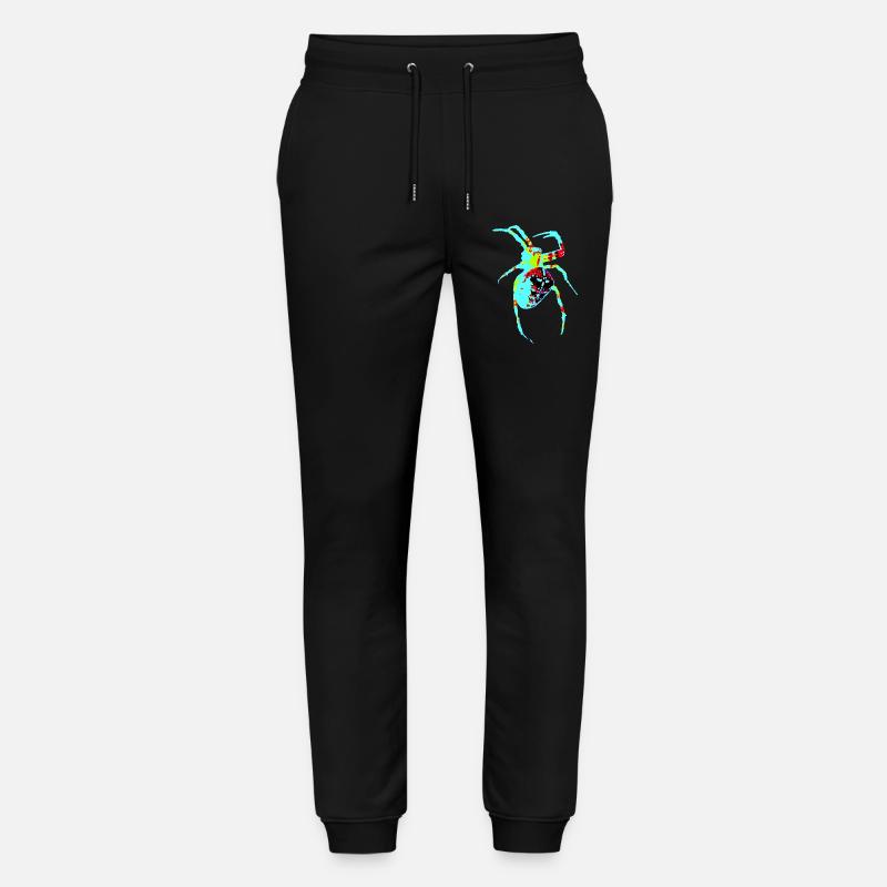 Spinne in Neonfarben - Stanley/Stella Unisex Bio Jogginghose Mover  - Schwarz