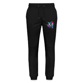 Hummingbird - Stanley/Stella Mover Unisex Organic Jogging Trousers - black - Front - Marisol (170cm) & Nik (191cm)