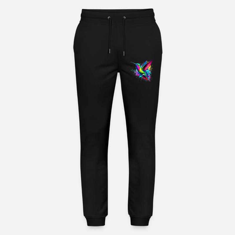 Kolibri - Stanley/Stella Unisex Bio Jogginghose Mover  - Schwarz