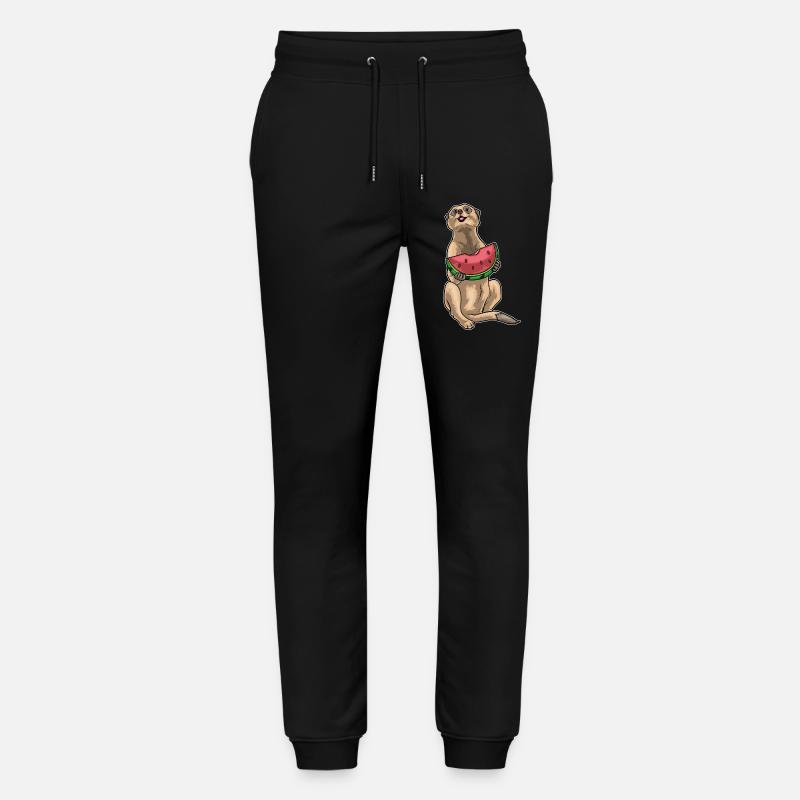 Suricate Pastèque - Pantalon de jogging bio MOVER Stanley/Stella unisexe - noir
