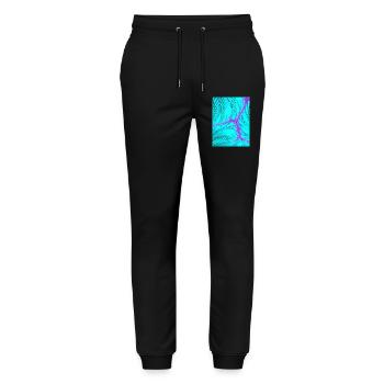 Éclair - Pantalon de jogging bio MOVER Stanley/Stella unisexe - noir - Devant - Marisol (170cm) & Nik (191cm)