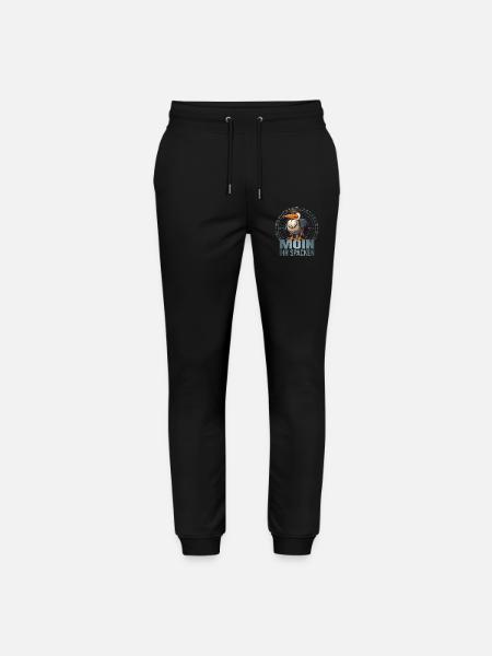 Moin ihr Spacken - Stanley/Stella Unisex Bio Jogginghose Mover  - Schwarz