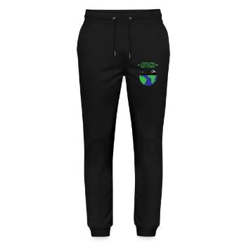 Planet Earth - Stanley/Stella Mover Unisex Organic Jogging Trousers - black - Front - Marisol (170cm) & Nik (191cm)