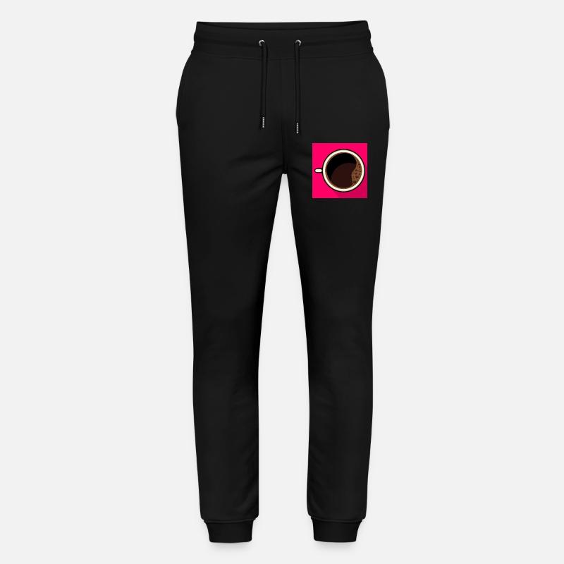 KAFFEE ESPRESSO TASSE - Stanley/Stella Unisex Bio Jogginghose Mover  - Schwarz