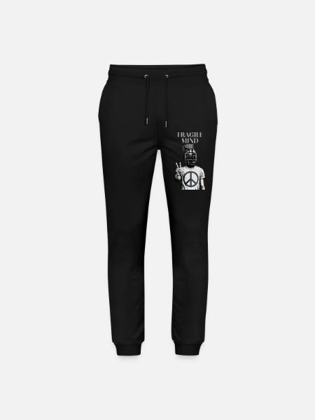 Fragile Mind - Stanley/Stella Mover Unisex Organic Jogging Trousers - black