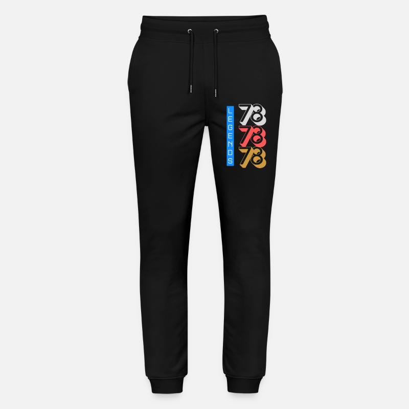 Legends 1978 Muster - Stanley/Stella Unisex Bio Jogginghose Mover  - Schwarz