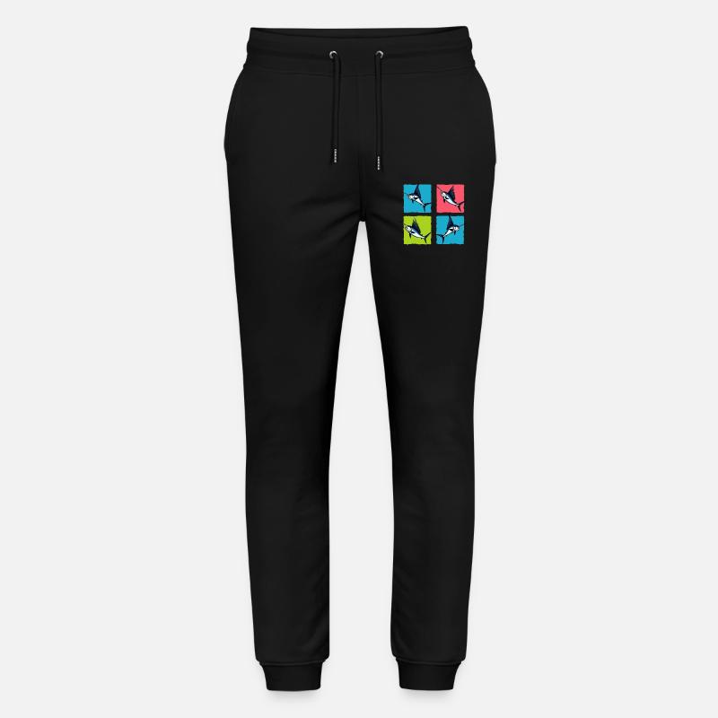 Schwertfisch - Stanley/Stella Unisex Bio Jogginghose Mover  - Schwarz