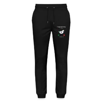 The aquapony is calling me, I have to go! - Stanley/Stella Mover Unisex Organic Jogging Trousers - black - Front - Marisol (170cm) & Nik (191cm)