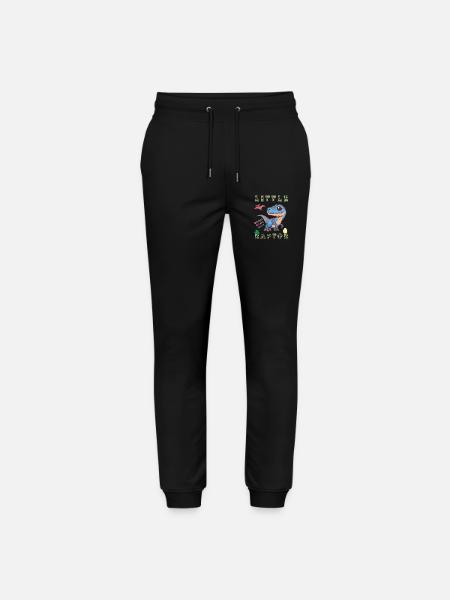 prehistoric dinosaur carnivorous raptor cretaceous - Stanley/Stella Mover Unisex Organic Jogging Trousers - black