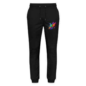Hummingbird - Stanley/Stella Mover Unisex Organic Jogging Trousers - black - Front - Marisol (170cm) & Nik (191cm)