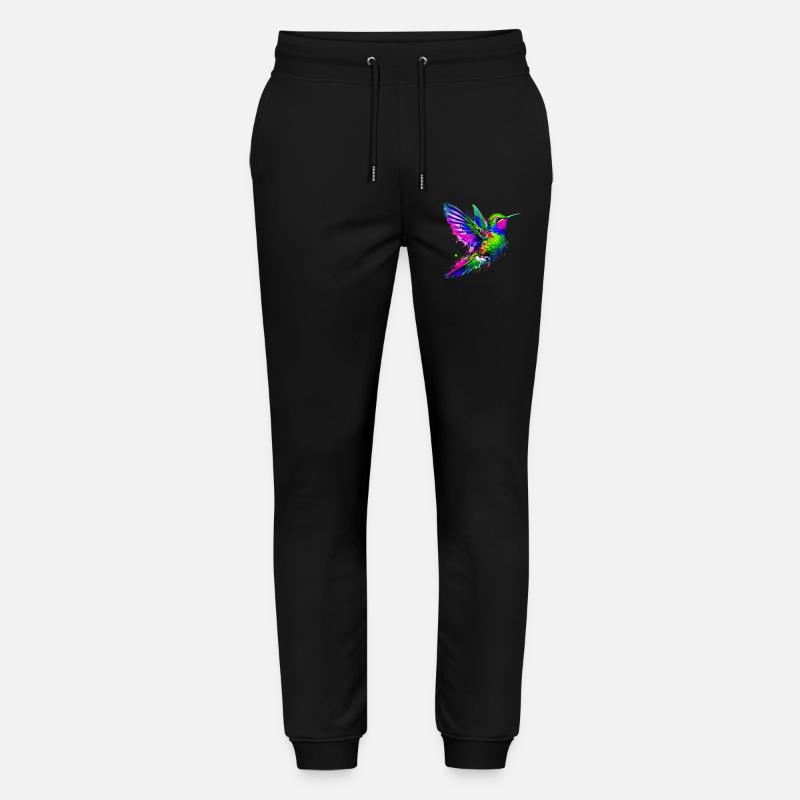 Kolibri - Stanley/Stella Unisex Bio Jogginghose Mover  - Schwarz