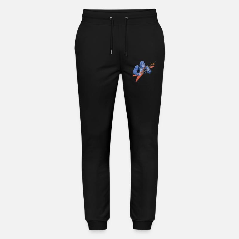 Rockin' Gorilla - Stanley/Stella Unisex Bio Jogginghose Mover  - Schwarz