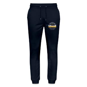 Ich kann nicht leben ohne Schlager - Stanley/Stella Unisex Bio Jogginghose Mover  - Navy - Vorne - Marisol (170cm) & Nik (191cm)
