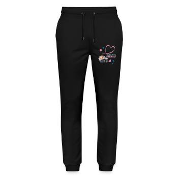 Hochzeitsfotograf - Stanley/Stella Unisex Bio Jogginghose Mover  - Schwarz - Vorne - Marisol (170cm) & Nik (191cm)
