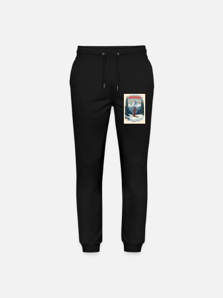 Vancouver Mountain Scenery - Stanley/Stella Mover Unisex Organic Jogging Trousers - black