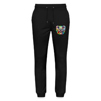 Koala - Stanley/Stella Mover Unisex Organic Jogging Trousers - black - Front - Marisol (170cm) & Nik (191cm)