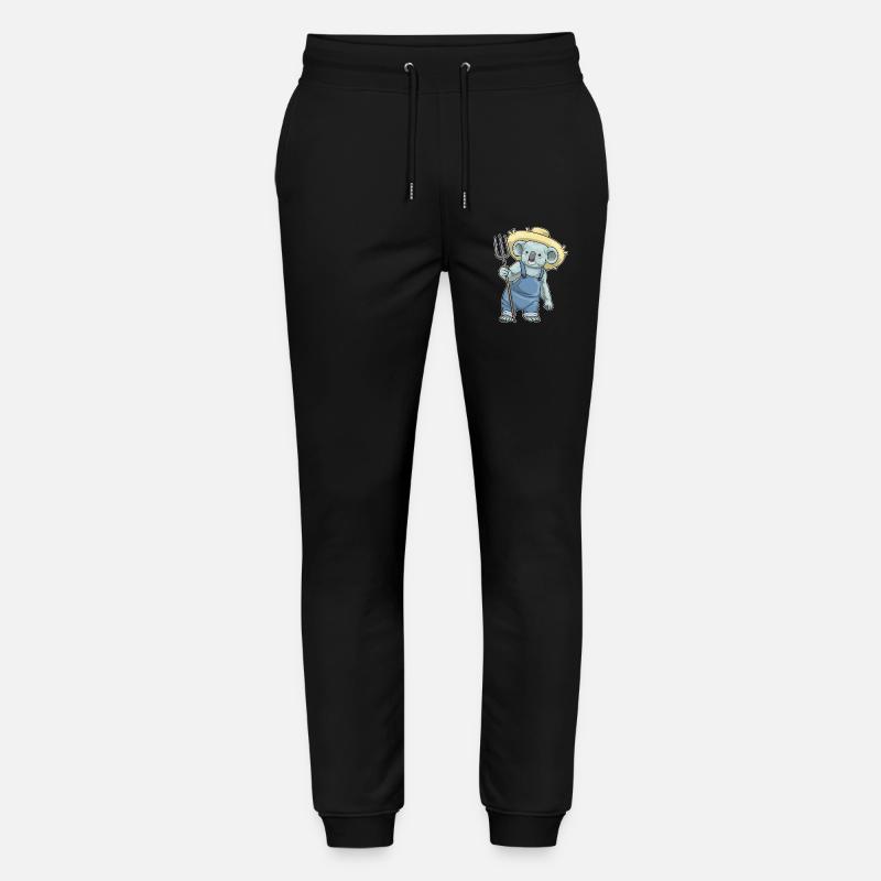 Fourche Koala Farmer - Pantalon de jogging bio MOVER Stanley/Stella unisexe - noir