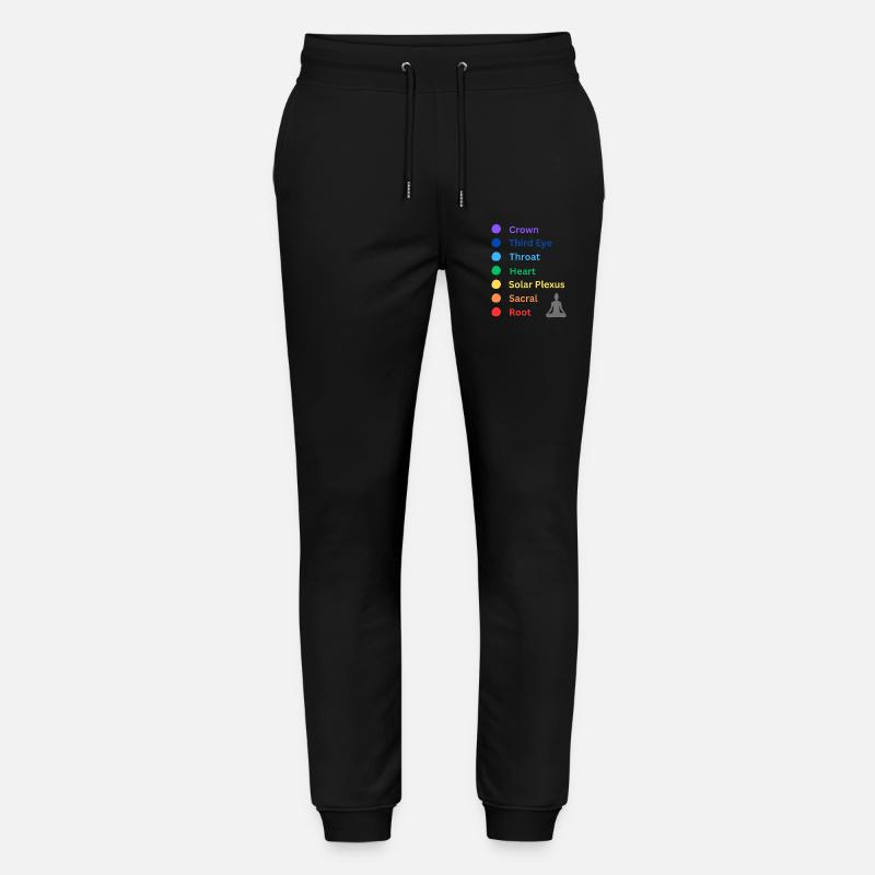 Chakra - Stanley/Stella Unisex Bio Jogginghose Mover  - Schwarz