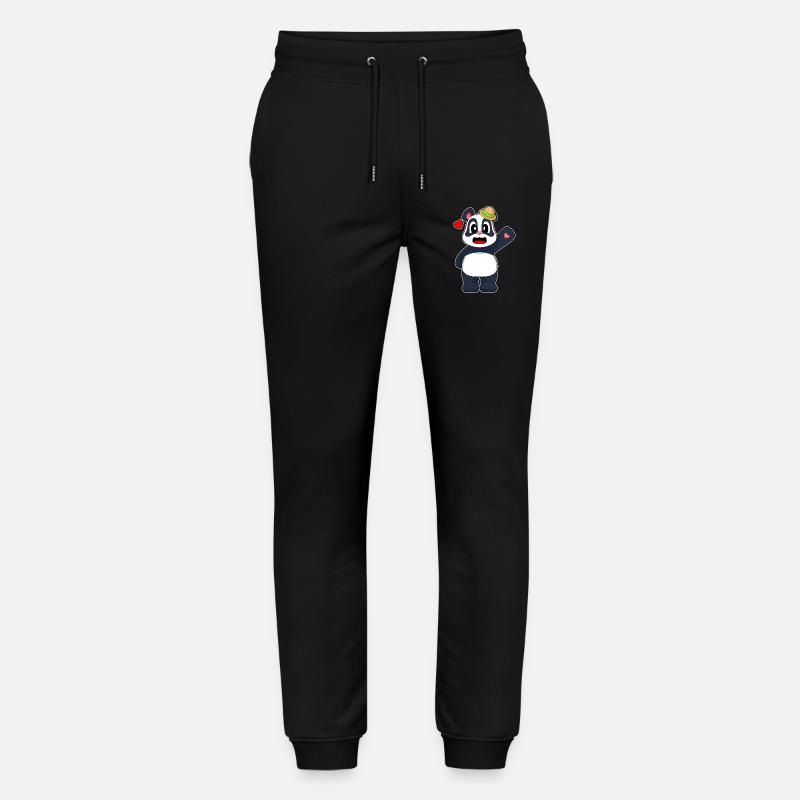 Chapeau Panda - Pantalon de jogging bio MOVER Stanley/Stella unisexe - noir