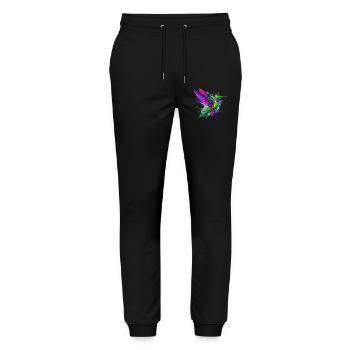 Hummingbird - Stanley/Stella Mover Unisex Organic Jogging Trousers - black - Front - Marisol (170cm) & Nik (191cm)