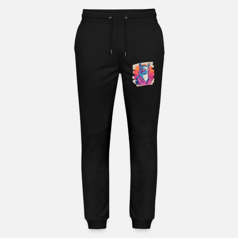 Lama Kopfhörer - Stanley/Stella Unisex Bio Jogginghose Mover  - Schwarz