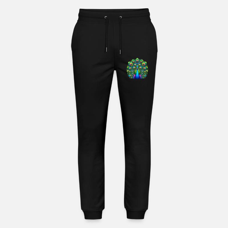 Pfau - Stanley/Stella Unisex Bio Jogginghose Mover  - Schwarz
