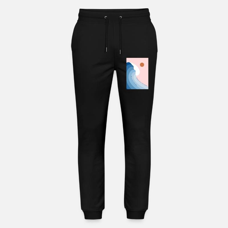 Dance with the waves - Stanley/Stella Unisex Bio Jogginghose Mover  - Schwarz