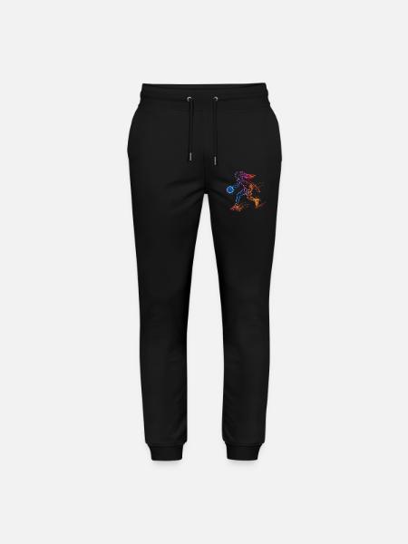 Croquis de joueur de basket-ball - Pantalon de jogging bio MOVER Stanley/Stella unisexe - noir