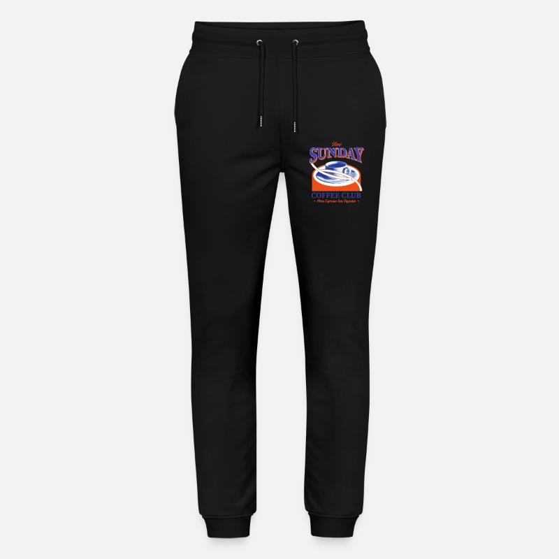 Kaffeeclub am Sonntag - Stanley/Stella Unisex Bio Jogginghose Mover  - Schwarz